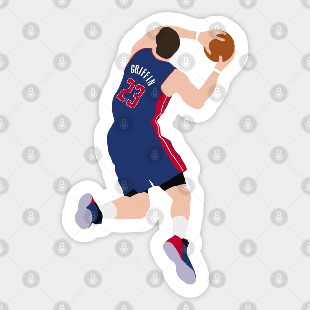 Blake Griffin Detroit Sticker by rattraptees